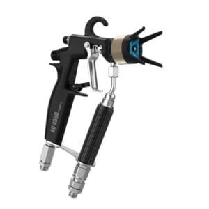 Pistola Aircoat AC4500 casquillo de aire Azul y Soporte de boquilla