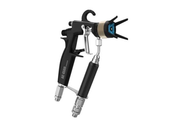 Pistola Aircoat AC4500 casquillo de aire Azul y Soporte de boquilla
