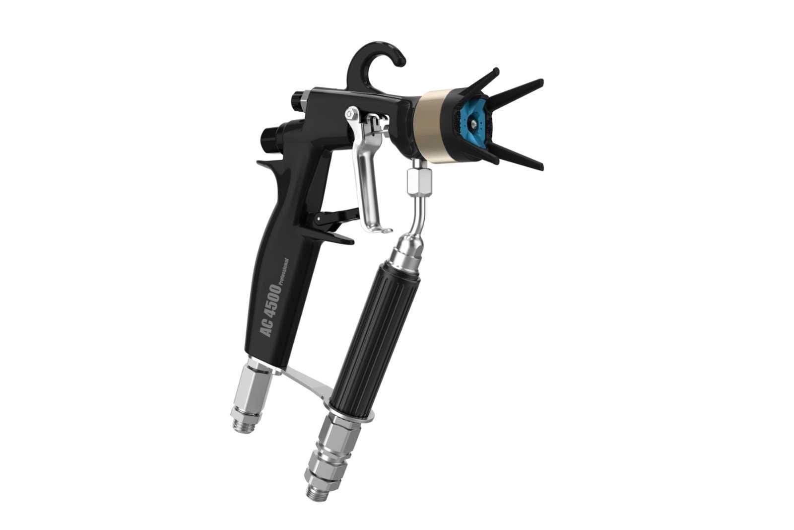 Pistola Aircoat AC4500 casquillo de aire Azul y Soporte de boquilla