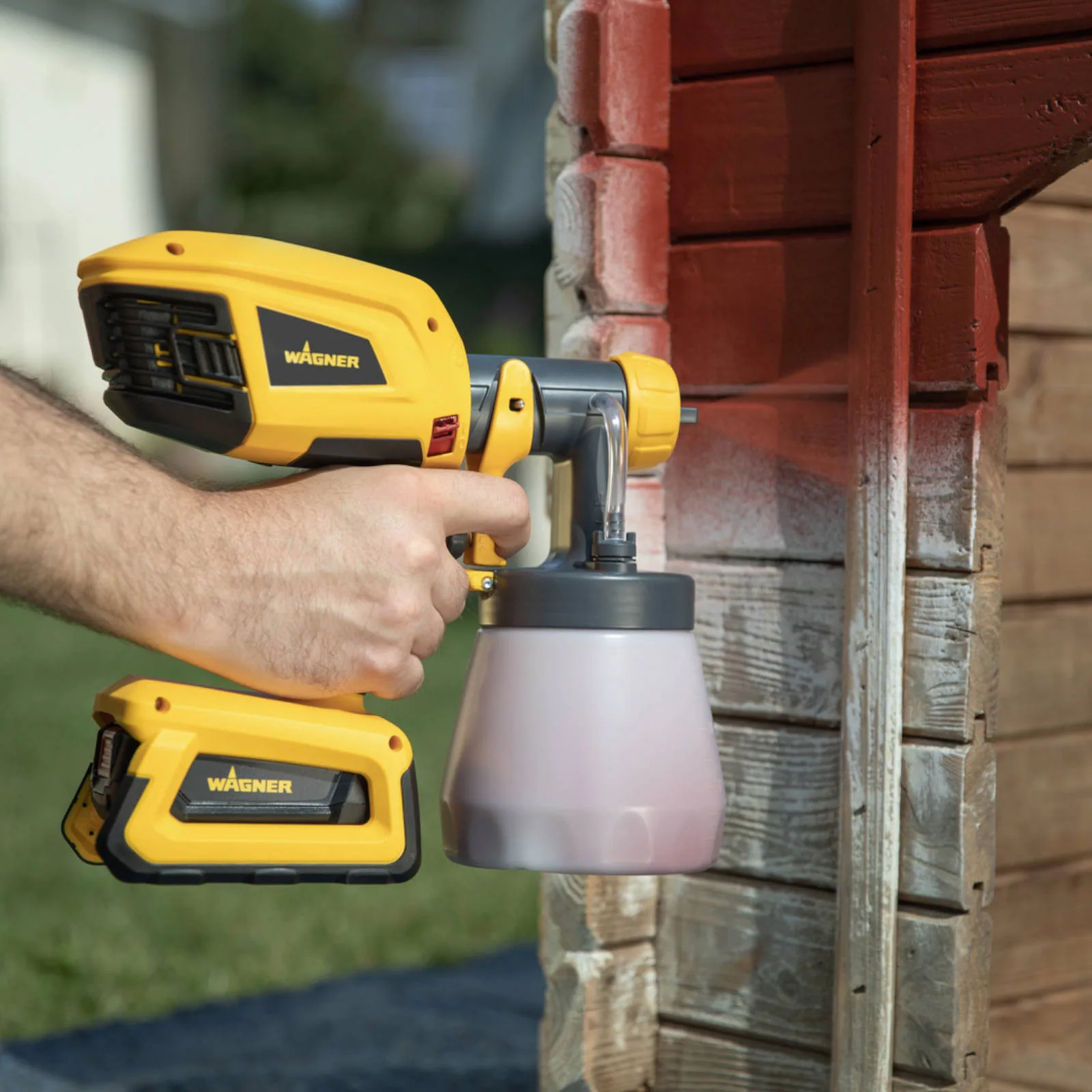 turbina a batería para pintar exteriores