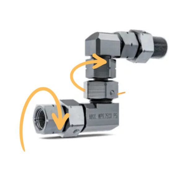 Racor Doble Giro Flex Twist Z 360 para mangueras profesionales