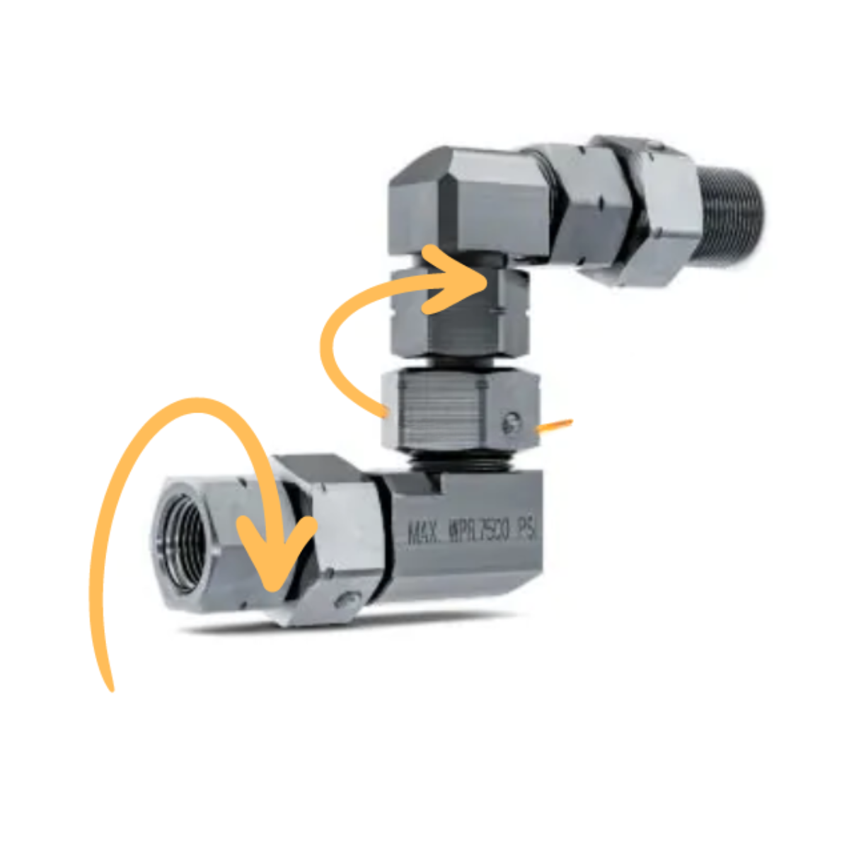 Racor Doble Giro Flex Twist Z 360 para mangueras profesionales