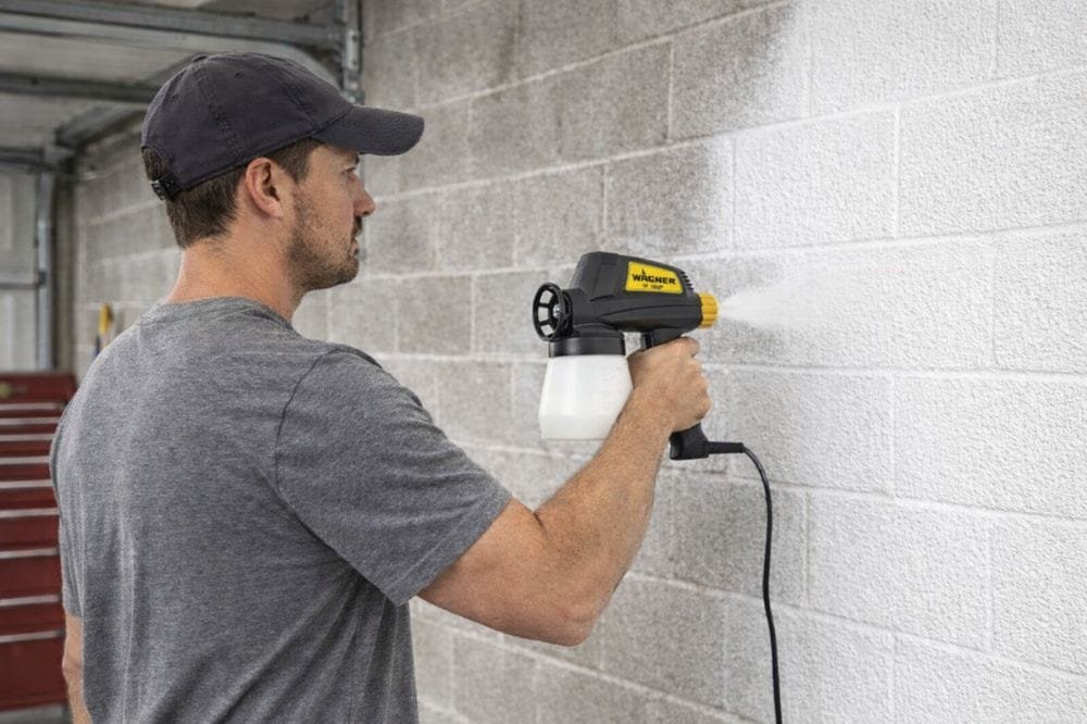 pistola eléctrica para pintar paredes y techos