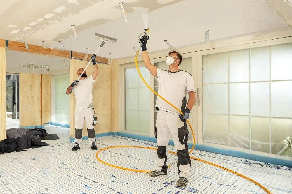 como pintar un techo para que no queden marcas